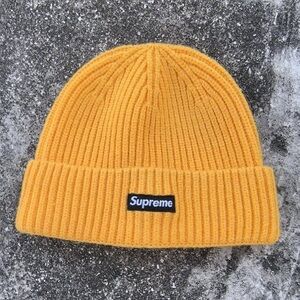 Supreme Yellow Beanie